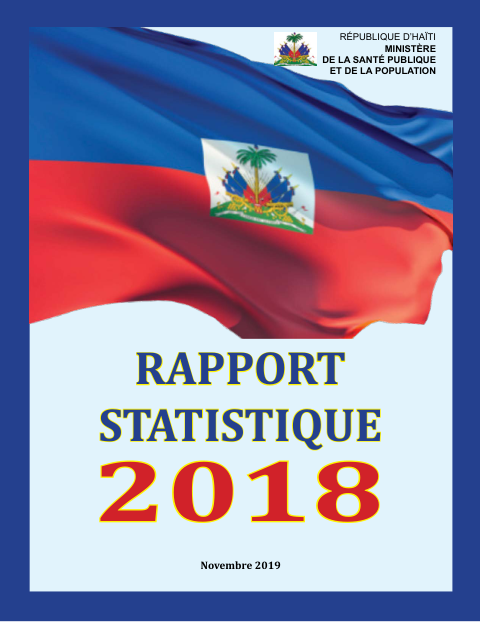 Couverture du rapport statistique 2018
